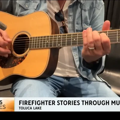 CBS LA covers 911 Project Harmony in the recording studio in Toluca Lake